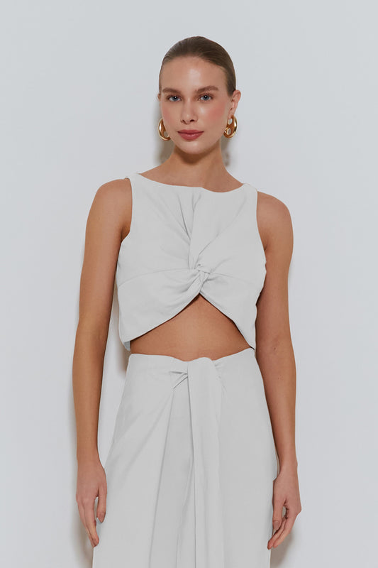 CROPPED REGATA COM TORCAO FRONTAL OFF WHITE